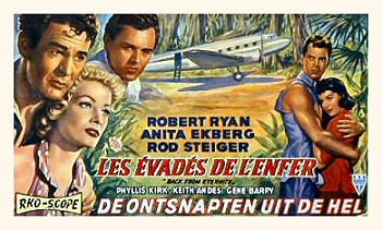 Back from Eternity poster (Belgian)