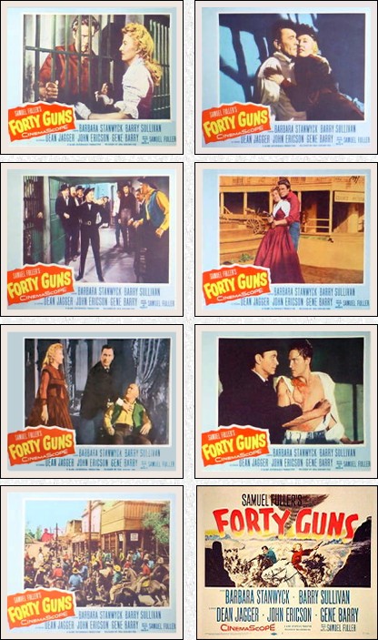 Forty Guns lobby cards