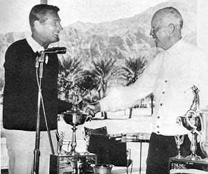 Gene Barry w/ Pres. Eisenhower