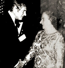 Gene Barry w/Golda Meier