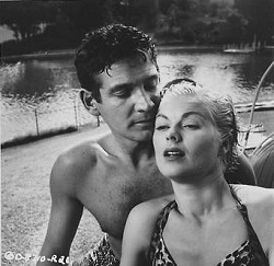 Gene Barry and Barbara Hale