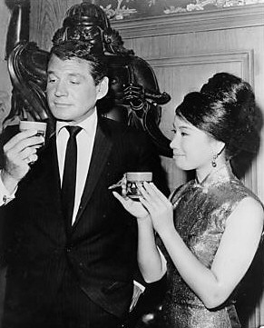 Gene Barry and June Kim