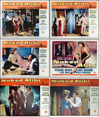 Naked Alibi lobby cards