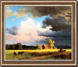 Bavarian Landscape (The Red Barn)