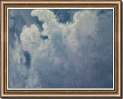 Blue and White Cloud