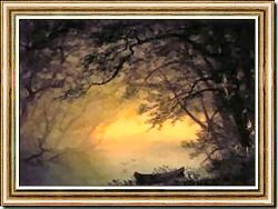 Canoe by the Edge of the River