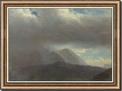 Cloud Study, Mountain Tops Lake Tahoe, California