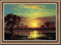 Evening at Owens Lake, California