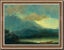 Indian Canoe at Lakeside