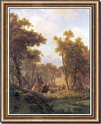 Indian Encampment, Shoshone Village