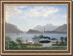 Lakeshore in Northern Italy