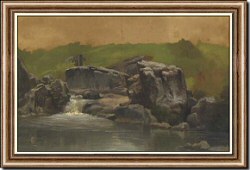 Rocks and Stream, Westphalia, Germany