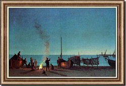 Salerno, Night on the Beach