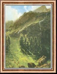 Scene in the Rocky Mountains