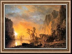 Sunset in the Rockies