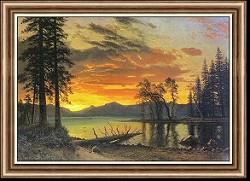 Sunset over the River