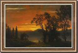 Sunset over the River