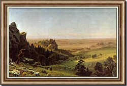 View from the Wind River Mountains, Wyoming