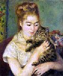 Renoir -
                        Woman with a Cat